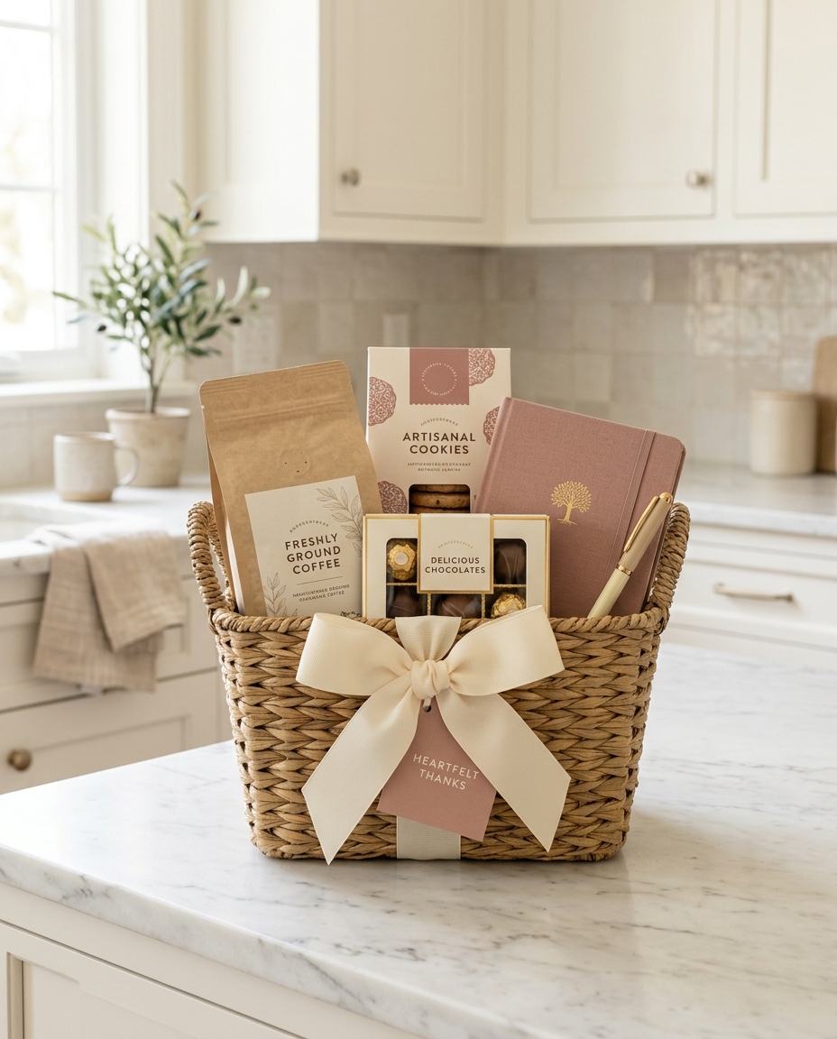 Coffee Break & Notes — gift basket by Leah's Gift Baskets